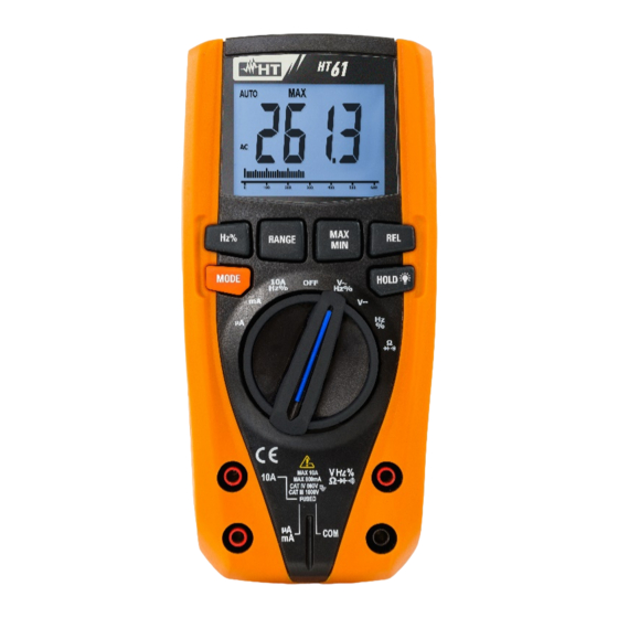 HT Instruments HT61 User Manual