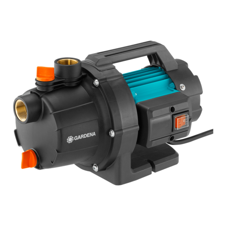 Gardena GP 3000/4, GP 3600/4 (9010-29, 9013-29) - Garden Pump Manual