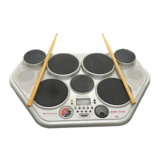 Yamaha DRUM Pro DD-55C Manuals