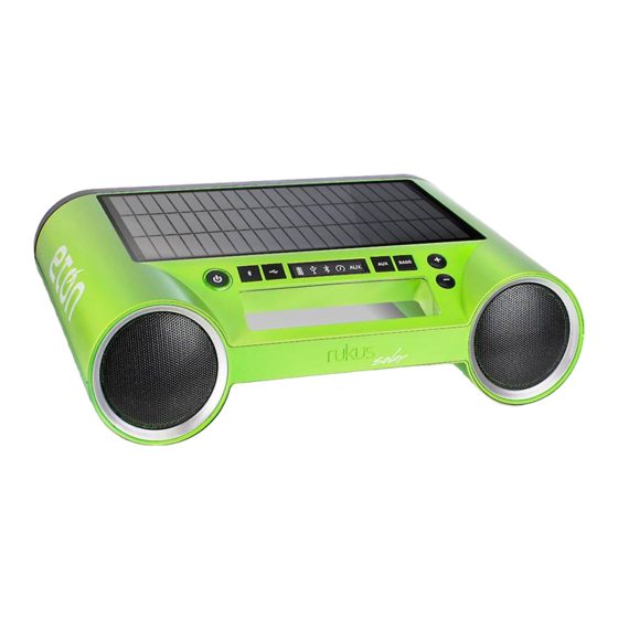 Eton Rukus solar Owner's Manual