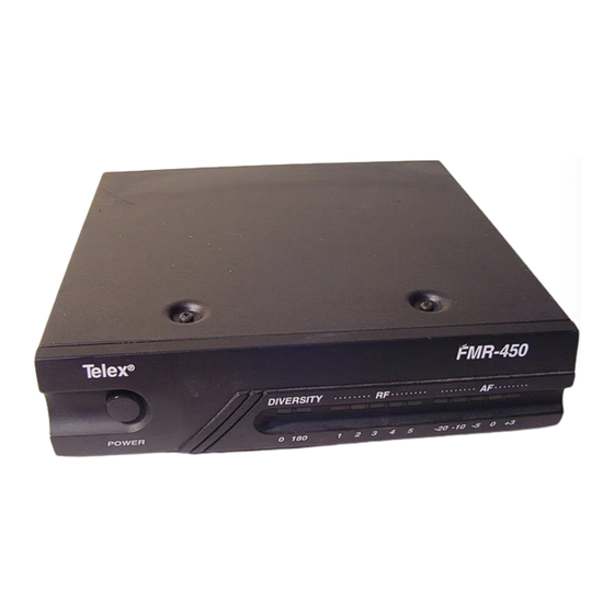 Telex FMR-450 UHF Specifications