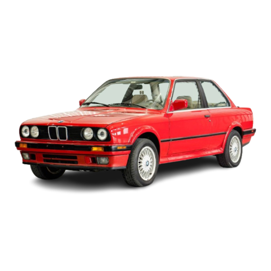BMW 325iX Owner's Manual