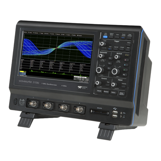 Teledyne Lecroy WaveSurfer 3000 Operator's Manual