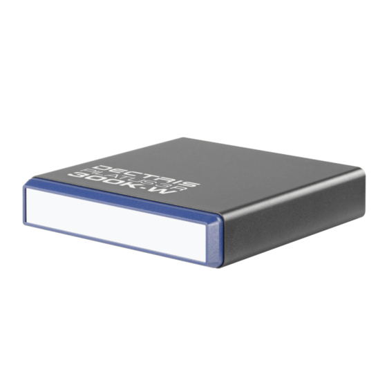 Dectris PILATUS3 R 300K-W Technical Specifications And Operating Procedure
