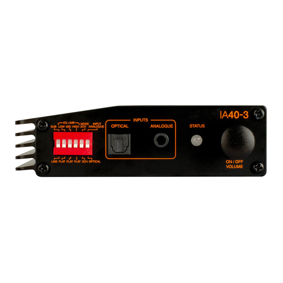 Monitor Audio IA40-3 Owner's Manual