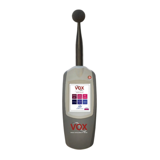 Vox -01 Quick Start Manual