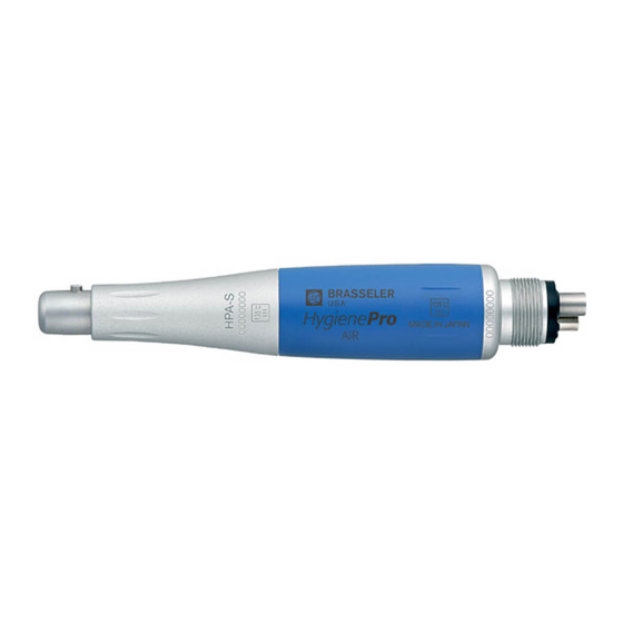 BRASSELER USA HygienePro Air Operation Manual