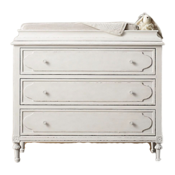 baby&child BELLINA DRESSER TOPPER Quick Start Manual