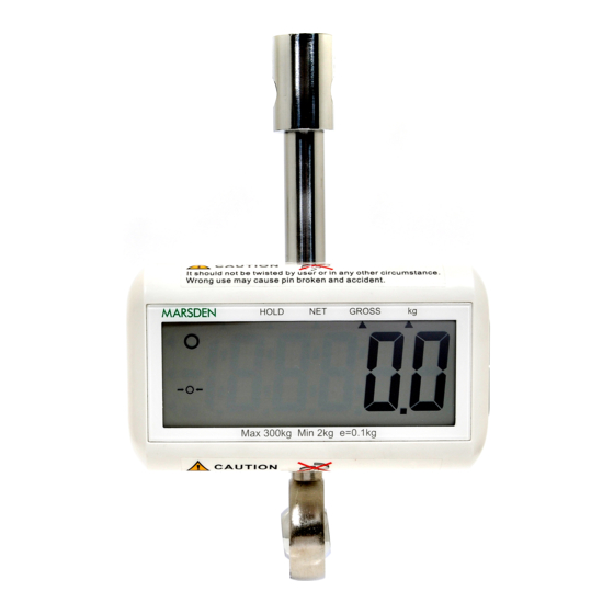 marsden MHS-2500I User Manual