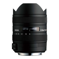 Sigma 8-16mm F4.5-5.6 DC HSM User Manual