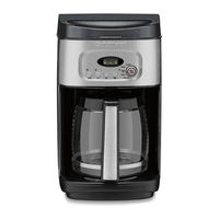 Cuisinart ACUIDCC2200K1 - Cu DCC-2200 Coffeemaker Instruction Booklet