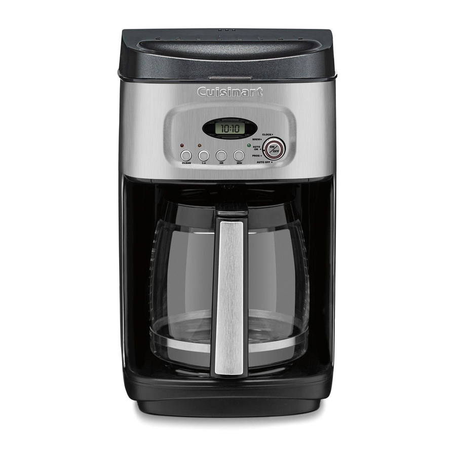 Cuisinart Brew Central DCC-2200 Series Instruction Booklet