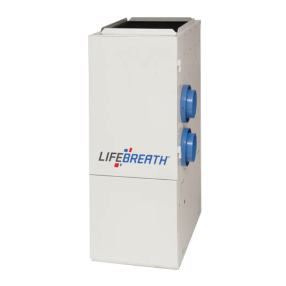 Lifebreath CAF-U-S4A-24-P16 Operation, Sizing And  Installation Manual