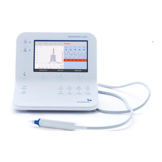 otometrics Madsen Zodiac User Manual