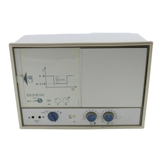 Honeywell ZG 215VN Operation And Putting Into Service