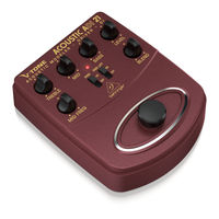 Behringer V-Tone Acoustic ADI21 User Manual