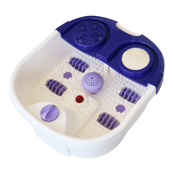 Prospera Foot Spa Pro PL026 Operating Manual