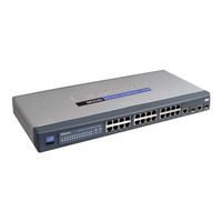 Linksys SR224G - Cisco - 10/100 Gigabit Switch User Manual
