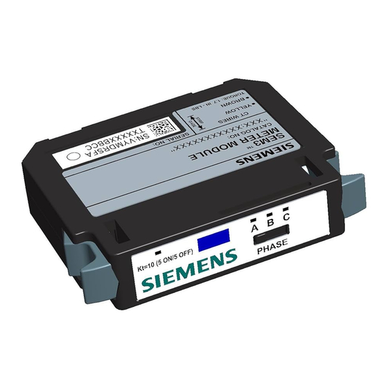 Siemens SEM3 Quick Reference Manual