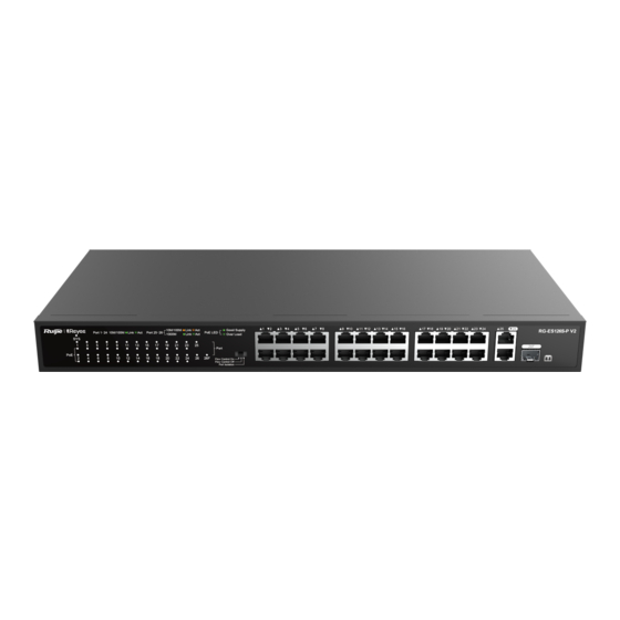 Ruijie Reyee RG-ES126S-P V2 User Manual