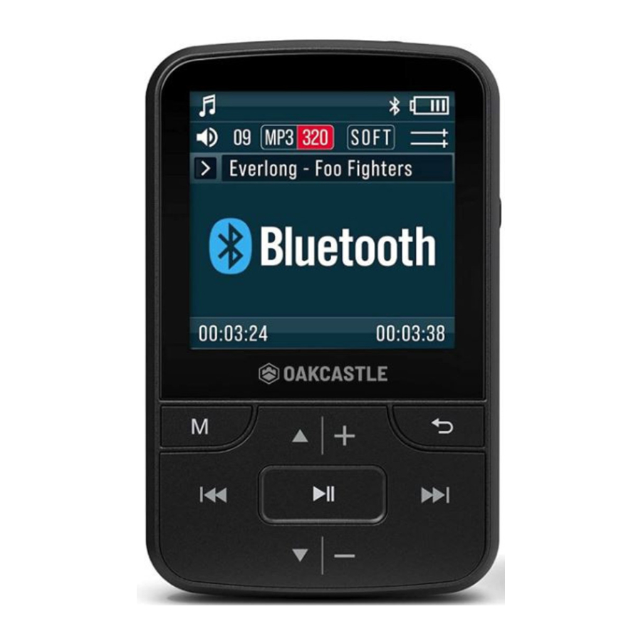 MAJORITY OAKCASTLE MP200 - MP3 Player Manual
