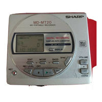 Sharp MD-MT20CS Service Manual