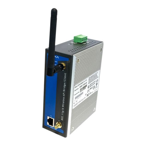 Moxa Technologies AirWorks AWK-1100 User Manual