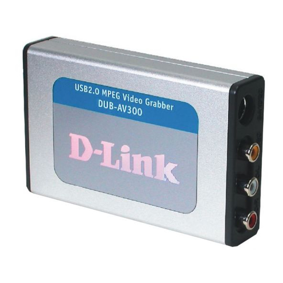 D-Link DUB-AV300 Manuals