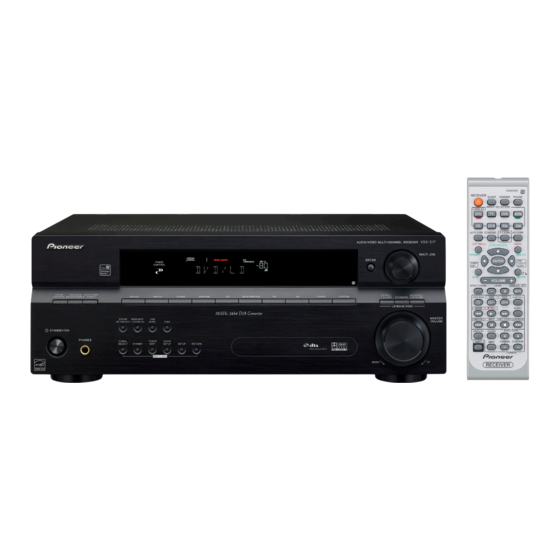 Pioneer VSX-517-K Specification Sheet