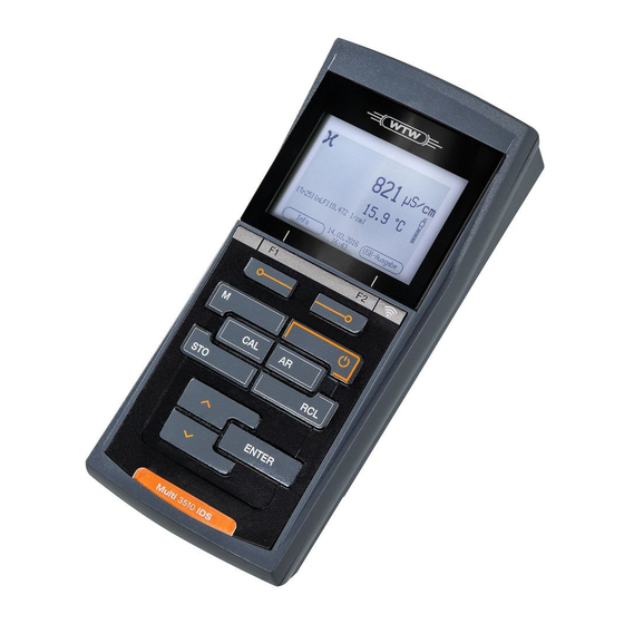 wtw Multi 3510 IDS Quick Start Manual