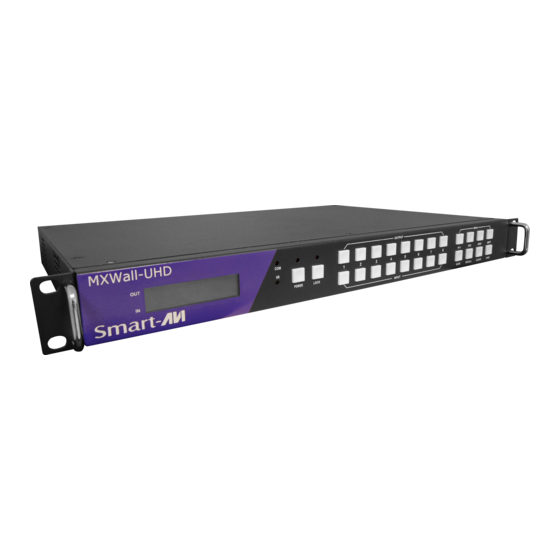 SMART-AVI MXWALL-UHD Installation Manual