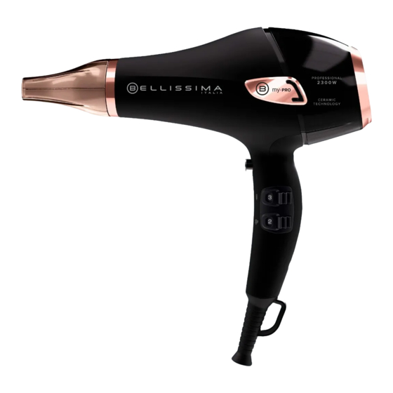 Imetec Bellissima My Pro Series Instructions For Use Manual
