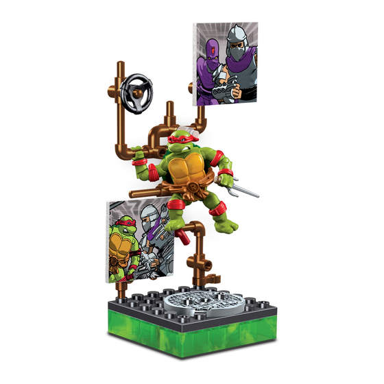 Mega Bloks Nickelodeon Teenage Mutant Ninja Turtles Raphael Classic Series Manual