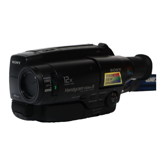 Sony Handycam CCD-TR514 Manuals