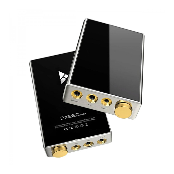iBasso Audio OX220 MAX User Manual