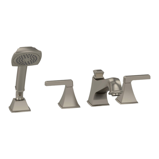 User Manuals: Toto Connelly TB221S Roman Bathtub Filler