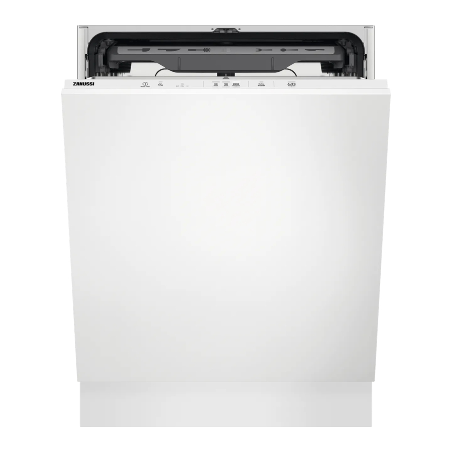 Zanussi ZDLN2621 - Integrated Dishwasher Manual