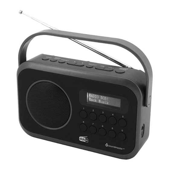 SOUNDMASTER DAB270WE Manuals