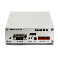 BARIX Annuncicom 200 Quick Install Manual