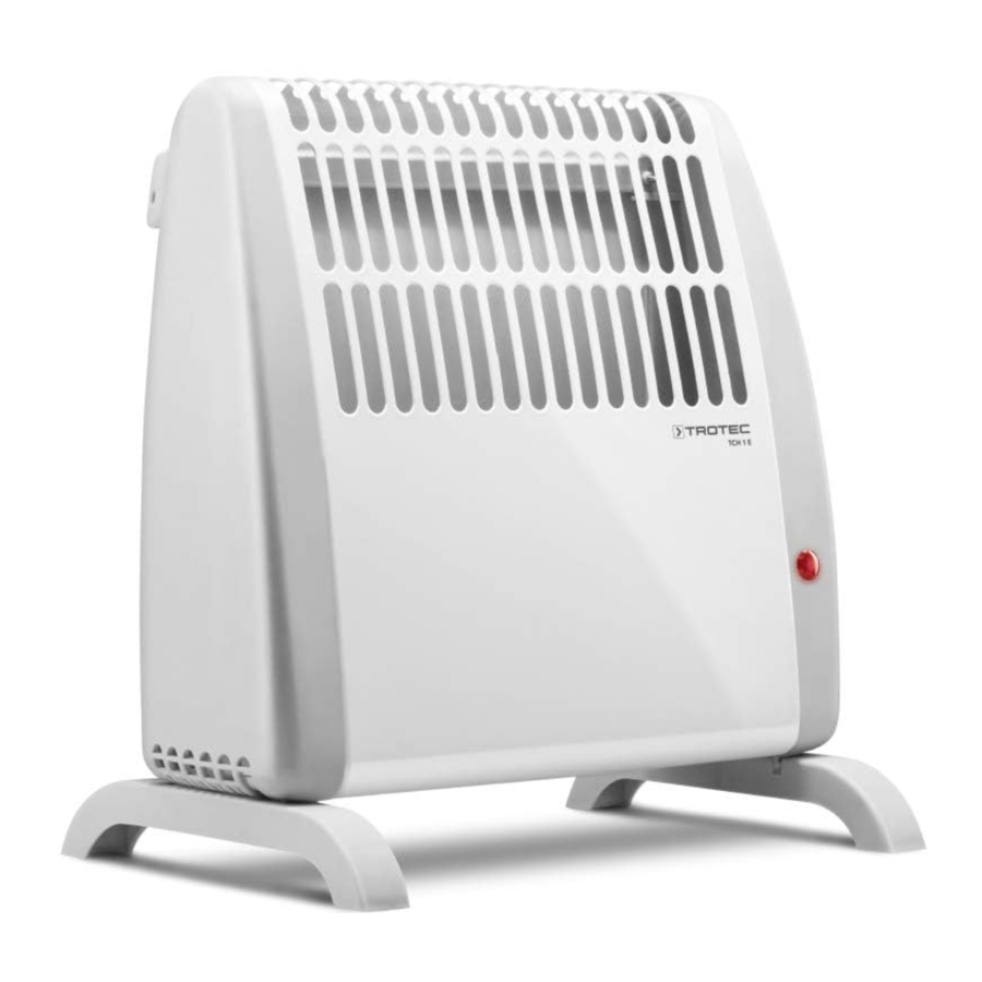Trotec TCH 1 E Manual