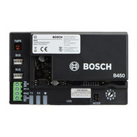 Bosch B450 Installation & Operation Manual