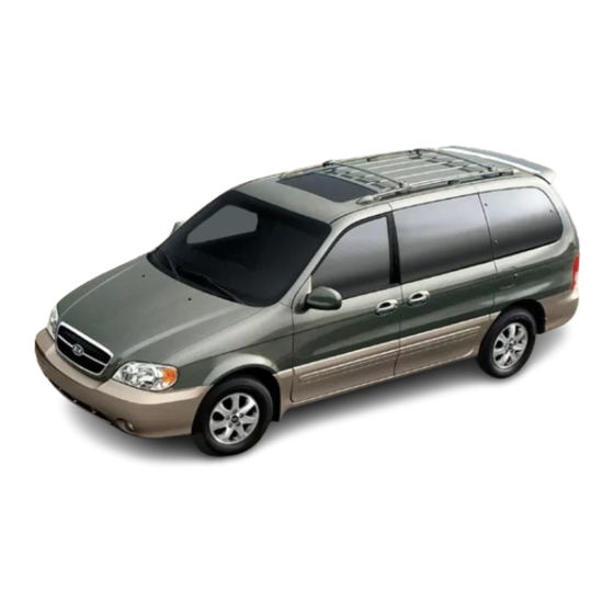 Kia Sedona Owner's Manual