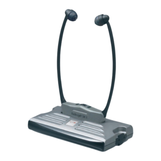 audifon RadioLight DIR II Manuals