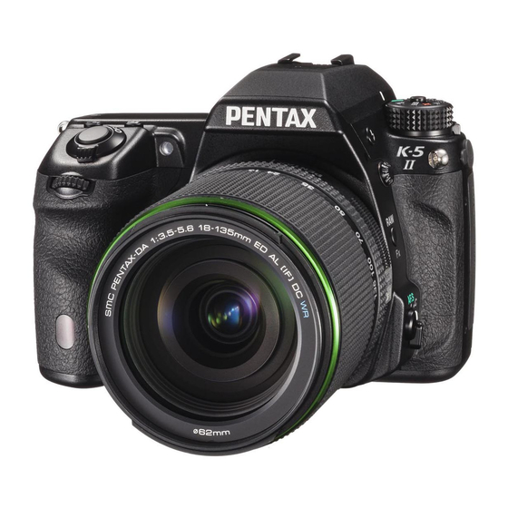 Pentax К-3 Installation Manual