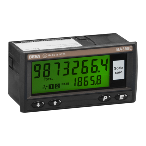 BEKA BA358E Manual