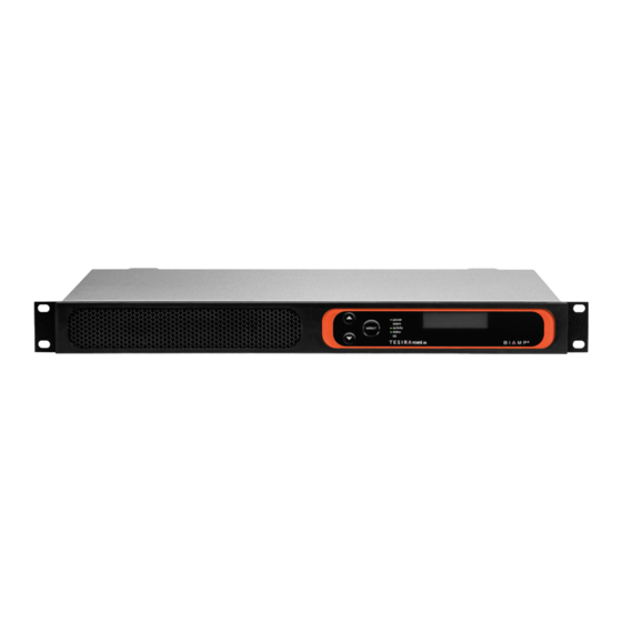 Biamp TesiraFORTE Manual