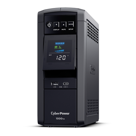 CyberPower PFC SINEWAVE UPS Series User Manual