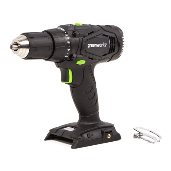 GreenWorks DDG301 Operator's Manual