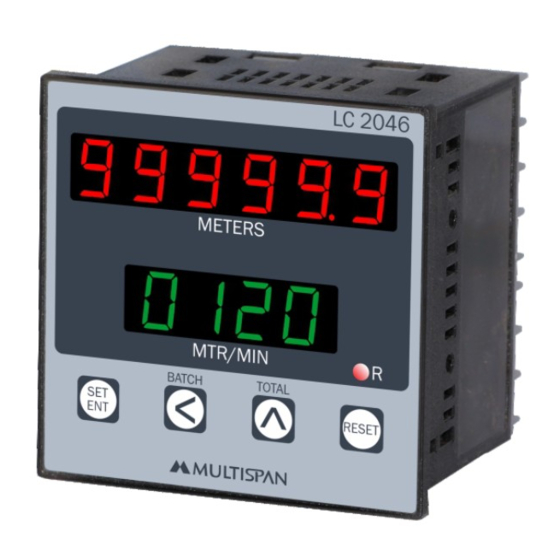 MULTISPAN LC-2046 Quick Start Manual