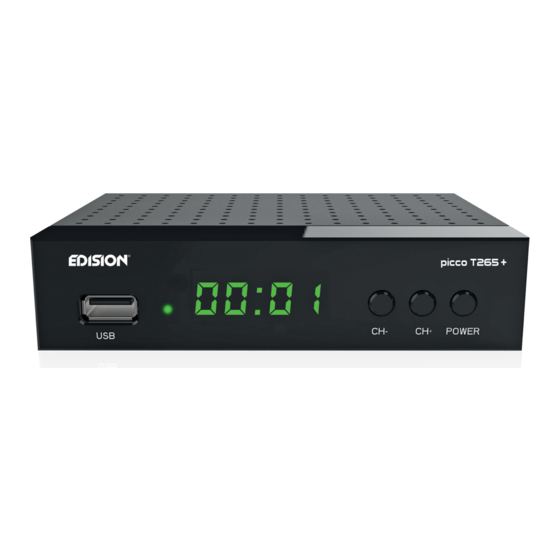 Edision picco T265+ Quick Start Manual